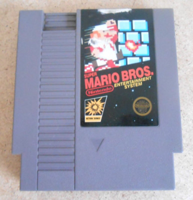 Super Mario Bros. NES Vintage 8-Bit Nintendo Game Cartridge Retro Game