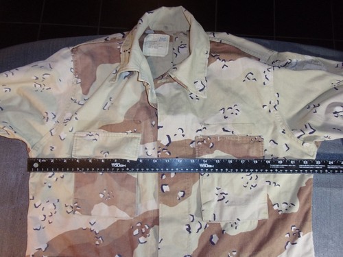 USGI ARMY USMC MARINE CORPS CHOCOLATE CHIP 6 COLOR COMBAT OIF I JACKET MEDIUM - Picture 5 of 9