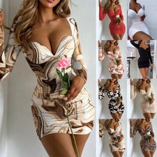 Sexy Women Off Shoulder Bandage Bodycon Dress Mini Evening Cocktail Gown Party