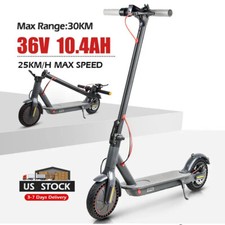Commuting Electric Scooter Foldable E-Scooter 19MPH 8.5" Road Tires 350W 10.4Ah