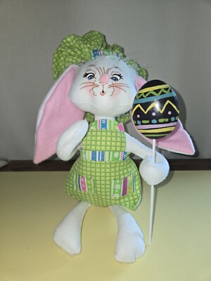 Annalee Mobilitee Doll 12'' Candy Maker Bunny Chocolate Egg Pop Easter Spring