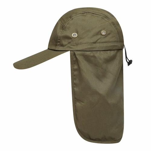 Legionarios Gorra Kepi Sombrero de Sol Malla Ventilaciones UV Cuello Protección Soga Ajustable Tamaño - Imagen 24 de 40