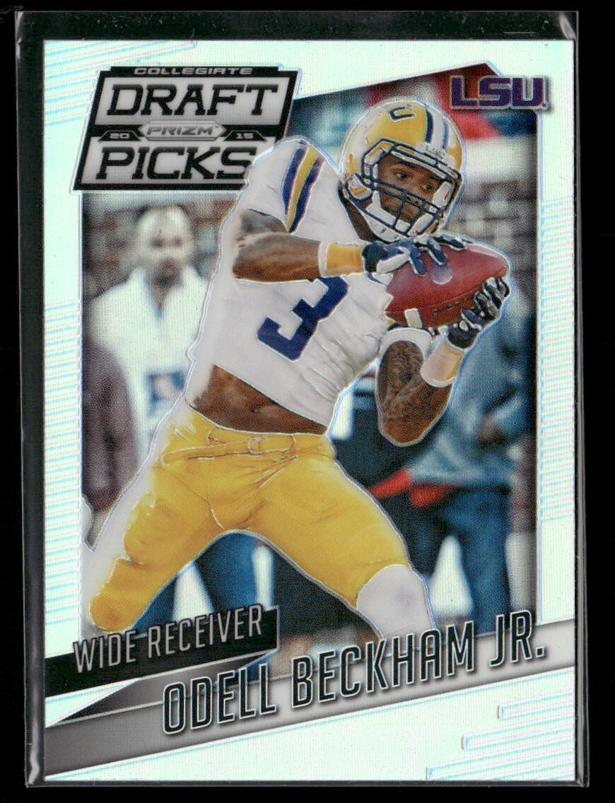 2015 Panini Prizm Collegiate Draft Picks - Odell Beckham Jr. #78 Silver Prizm
