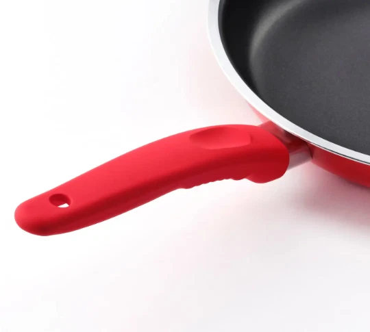 IKEA Set di 2, KAVALKAD Padella Rossa, Alluminio, Rivestita con Teflon(R) Cla... - Immagine 3 di 3