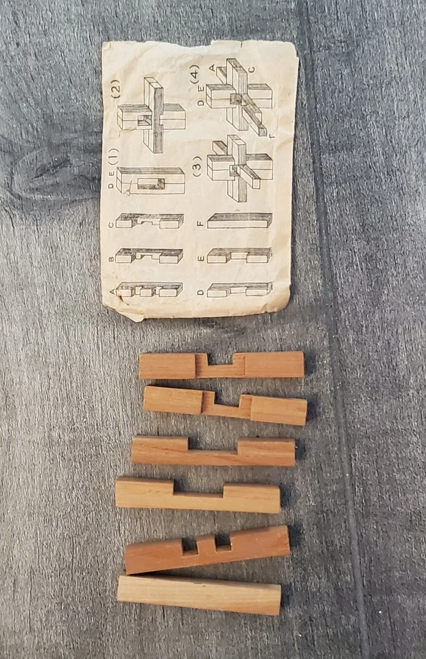 3 Vintage 1920's puzzles/card trick/game - Image 2 of 4