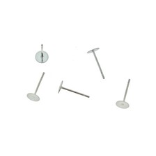 Stainless Steel Earrings - Stud Bases - 5mm x 12mm - 50 Pieces 25 Pairs - FD911