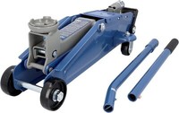 Cartrend 7740014 Hydraulischer Rangierwagenheber Auto Werkstatt Hobby Blau
