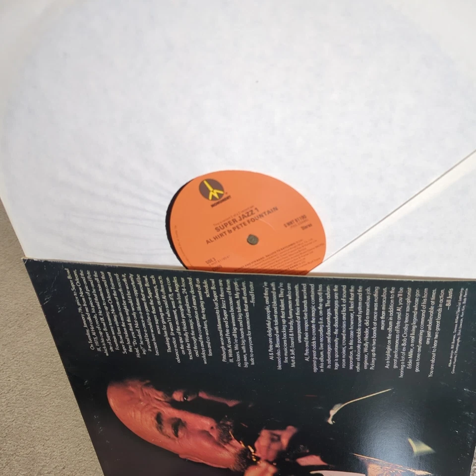 AL HIRT · PETE FOUNTAIN : Super Jazz 1 - Monument 1975 UK 22-trk 2LP, Trad Jazz - Image 4 of 4