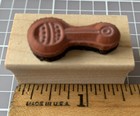 Paper Source Sketch Rattle Small Rubber Stamp Welcome New Baby Shower Happy — photo 9