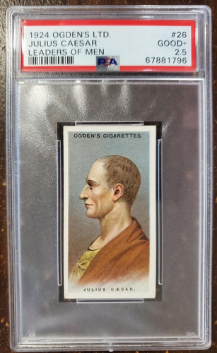 1924 Ogden's Ltd - Leaders of Men #26 - Julius Caesar - PSA 2.5... - Picture 1 of 4