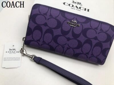 ★COACH★シグネチャー長財布 Long Zip Around Wallet C4452 COACH® Outlet | Long Zip Around Wallet With Floral Print