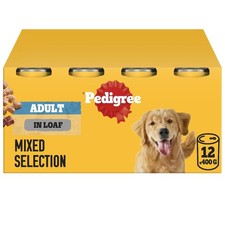 Adult Dog Wet Food Can Mixed Selection in Loaf 12x400g 2.99 per kilo