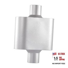 Universal Mufflers, Performance Automotive Exhaust Muffler, Single Chamber 2.5"