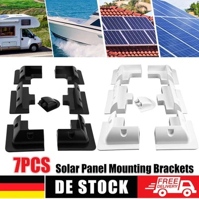 CICMOD ABS Solarpanel Montage halterung Ecke & Kabeleinführung Wohnmobil Dach Boot IP68