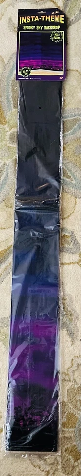 Telón de fondo Beistle 4' x 30' Spooky Sky 00901 Foto 3 de 4