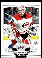 2019-20 O-Pee-Chee #495 Curtis McElhinney Carolina Hurricanes Hockey Card
