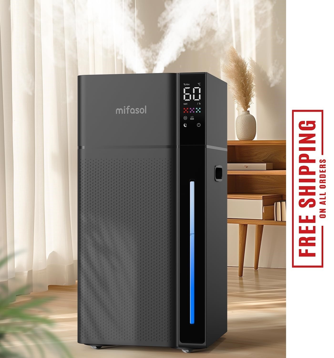 With Warm & Cool Mist For Home & Office