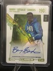 Barry Sanders On Card Autograph Bo Jackson Battle Arena (Glow) # /25