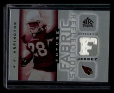 2005 Upper Deck JJ Arrington #FFR-JJ RC,MEM Future Fabric Reflections Cardinals