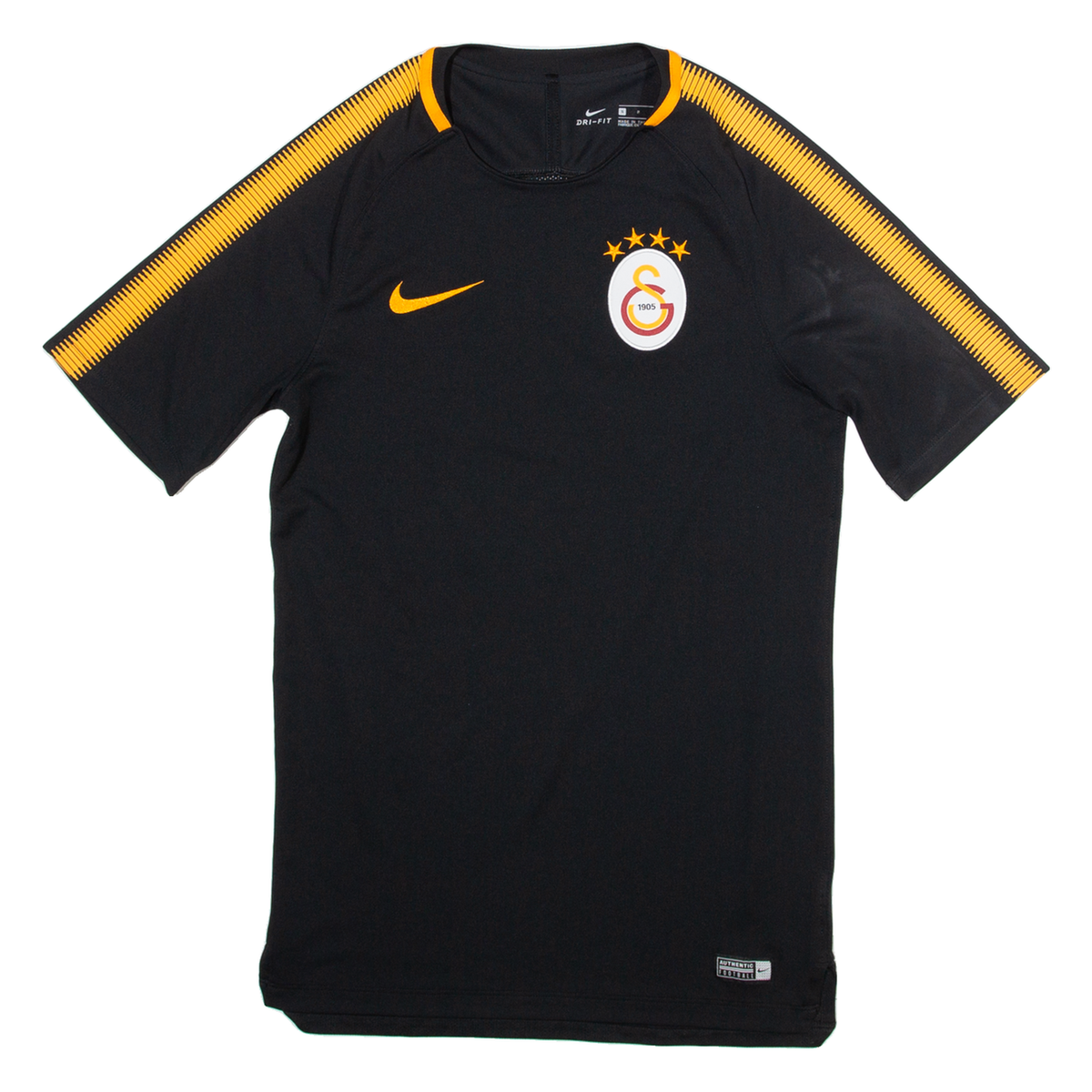 Vintage NIKE Galatasaray Football Shirt Mens Jersey Black 90s S