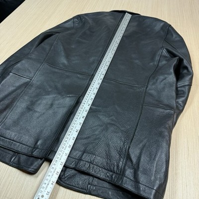 Vintage DKNY Donna Karan New York Leather Jacket Size Large 92