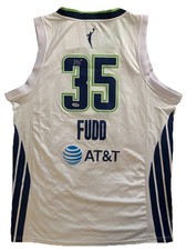 Azzi Fudd Signed 2026 WNBA Rookie Dallas Wings #35 Explorer Jersey PSA/DNA AUTO
