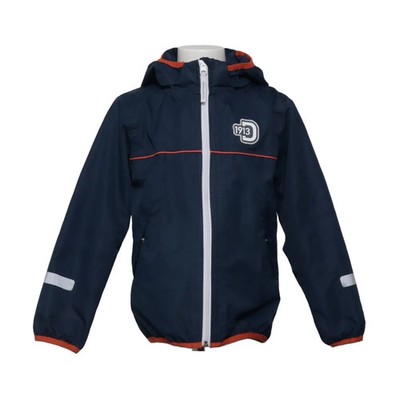 Didriksons, Regenjacke, Unisex (Kinder), Größe: 120, Blau/Orange/Mehrfarbig #FDW