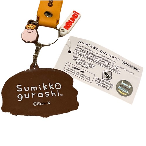 San-X Sumikko Gurashi Neko Sushi rund 1 Schlüsselanhänger Band - Bild 4 von 7