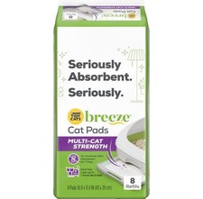 Purina Tidy Cats Breeze Cat Pads Multi-Cat Strength 8 Refills 16.9x11.4"