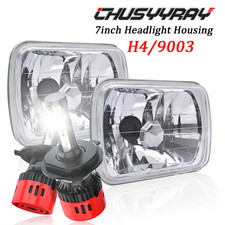 FIT Chevy Malibu 1978-1981 El Camino Pair 5X7" 7x6"Led Headlights Hi-Lo Beam DOT