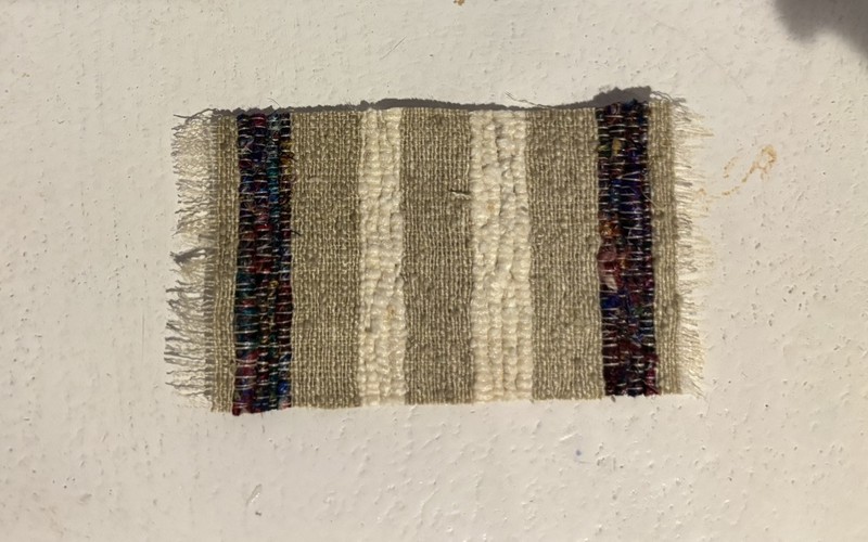 dollhouse miniatures 1:12 Rug Carpet Multi Color 3 X 1  1/2 Ins Door Mat 