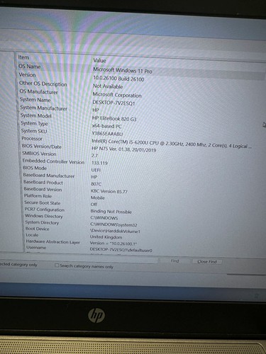 HP EliteBook 820 G3 12.5" FAST FHD Laptop Intel i5-6200U 8GB 256GB SSD Win 11 - Picture 6 of 9