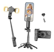 Magnetic Mini Phone Selfie Stick, Small Portable Pocket Tripod