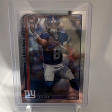 2025 Topps Chrome Rookie Jaxson Dart #306 New York Giants NFL Football