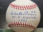 CLETE BOYER W.S. CHAMPS 1961 SIGNED SELIG MLB BASEBALL