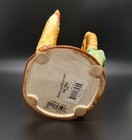 Vtg FITZ AND FLOYD Del Vino: Rooster with Chick Napkin Holder, Colorful Vibrant — photo 10