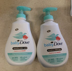 2x Dove Baby Wash Fragrance free Sensitive skin 13.5 fl Oz each