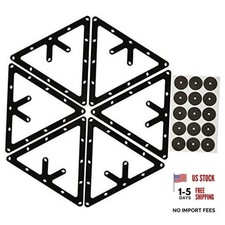 Pack of 6 Sheets Magic Ball Rack Pro Triangle Billiards Ball Rack with Pool