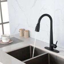 【New】Kitchen Faucets w/Pull Down Sprayer,Kitchen Sink Faucet w/Pull Out Sprayer,