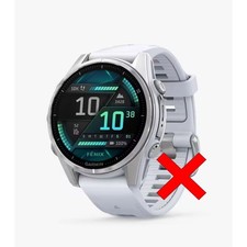Garmin fēnix 8 010-02903 GPS 43mm Multisport Smartwatch - White (Missing Items)