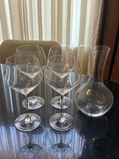 Riedel Extreme Oaked Chardonnay 4 White Or Red Wine Glasses 4441/97 + Decanter