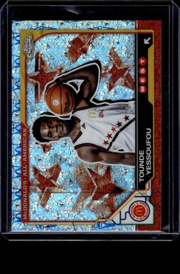 2025 Topps McDonald's All-American #53 Tounde Yessoufou McFlurry Refractor