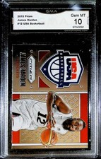 2015-16 Prizm USA Basketball #12 James Harden Houston Rockets Graded GEM MINT GM