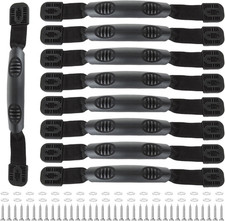 8 PCS Kayak Handles Replacement Kayak Carry Handles with Hardware Black Canoe