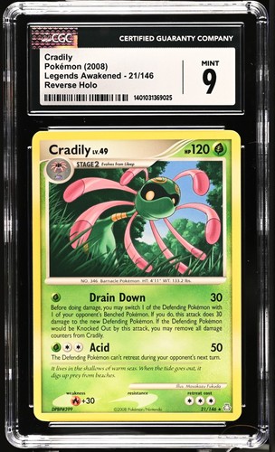 Cradily graded CGC 9 for sale on eBay