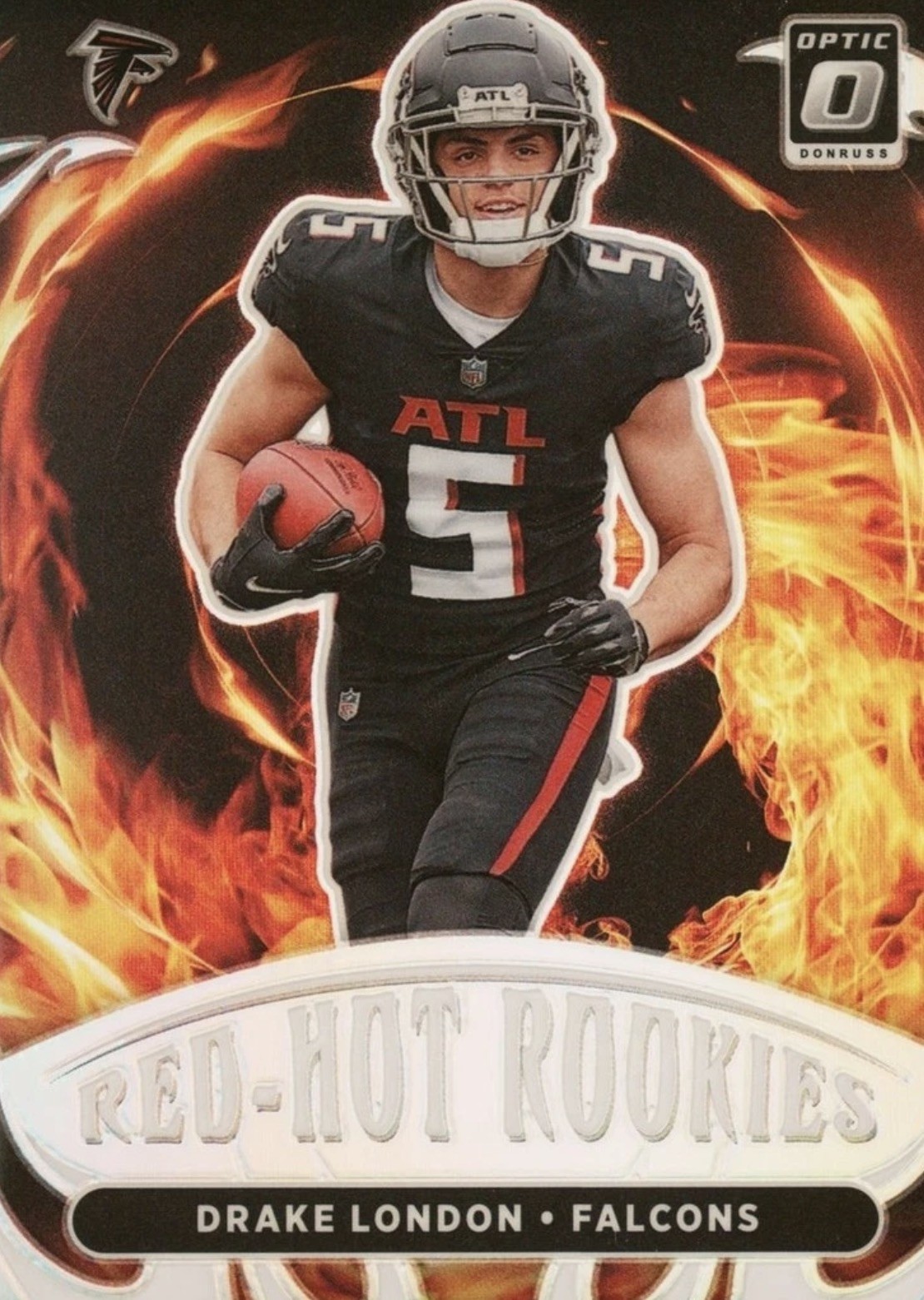 2022 Panini Donruss Optic - Red Hot Rookies Drake London #RHR-3
