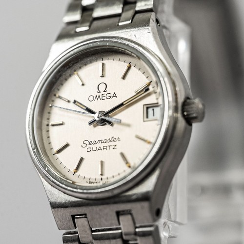 No Tariffs *NEAR MINT* Vintage 1984 OMEGA Seamaster Cal.1380 Qz Date 22mm Womens