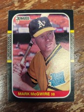 1987 Donruss - Rated Rookie Mark Mcgwire 46 Oakland Athletics