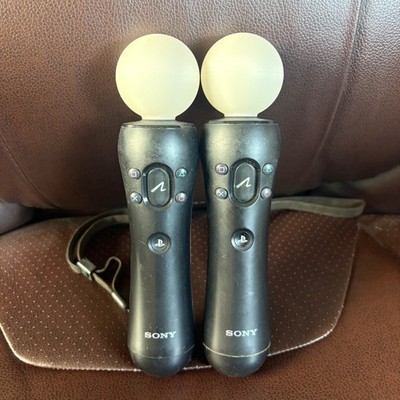 Sony PlayStation Move Motion Controller Pair PS3 PS4 VR CECH-ZCM1U Black Gaming