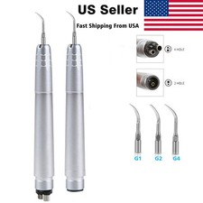 Dental Ultrasonic Air Perio Scaler Handpiece Hygienist 2/4-Holes With 3 Tips